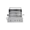 Edgestar 89000 BTU 36 Inch Wide Natural Gas BuiltIn Grill with Rotisserie and LED Lighting GRL360IBBNG - alternate 5
